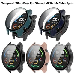 full protective case with tempered glass for xiaomi mi watch
