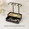 Wooden Jewelry Display Rack With Drawer Organizer 0
