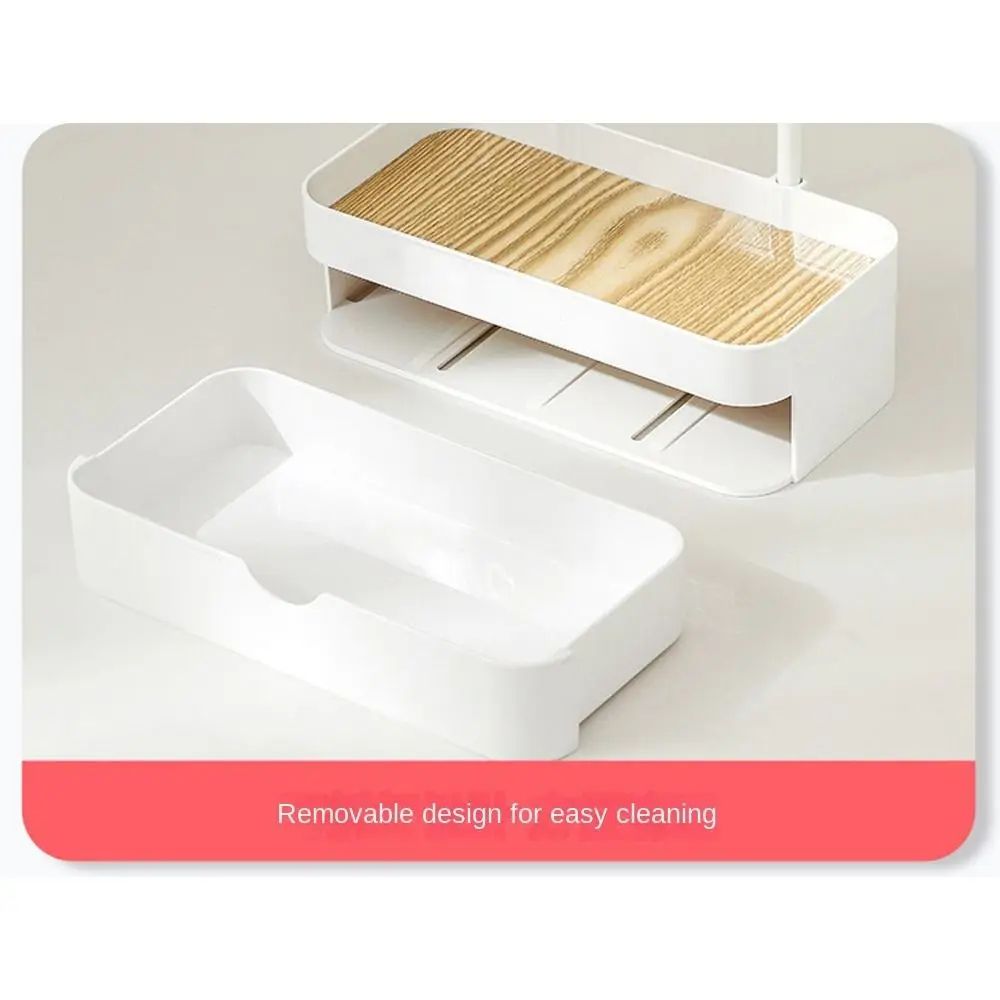 Wooden Jewelry Display Rack With Drawer Organizer 9