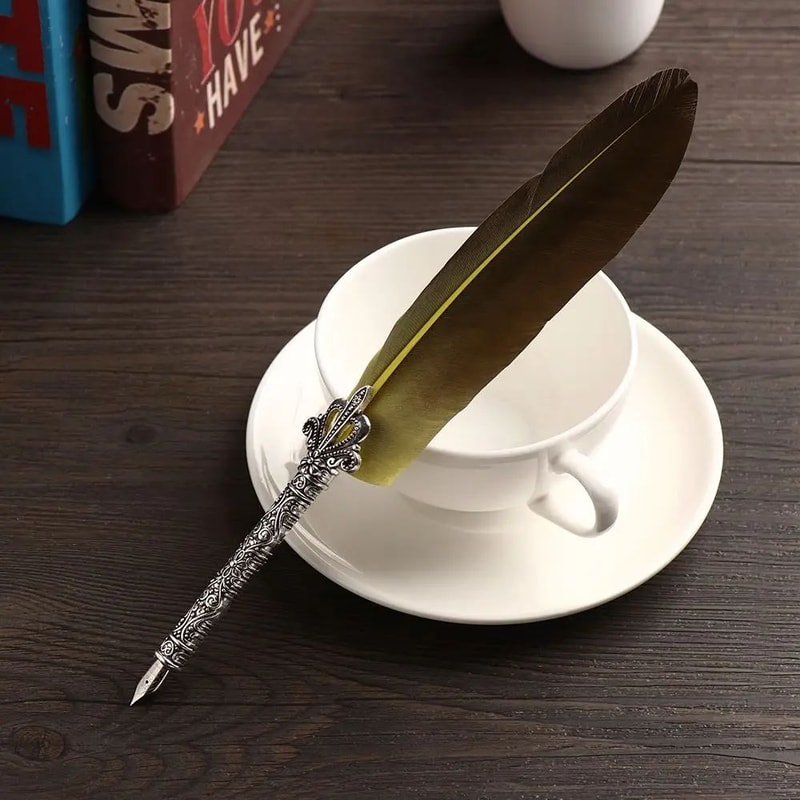 Luxury Feather Quill Calligraphy Pen Gift Set 2
