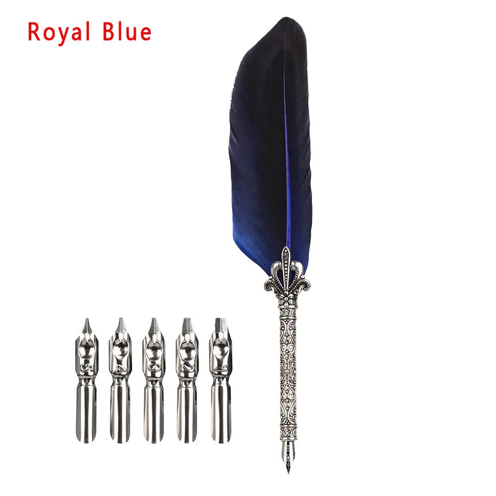 Luxury Feather Quill Calligraphy Pen Gift Set 7