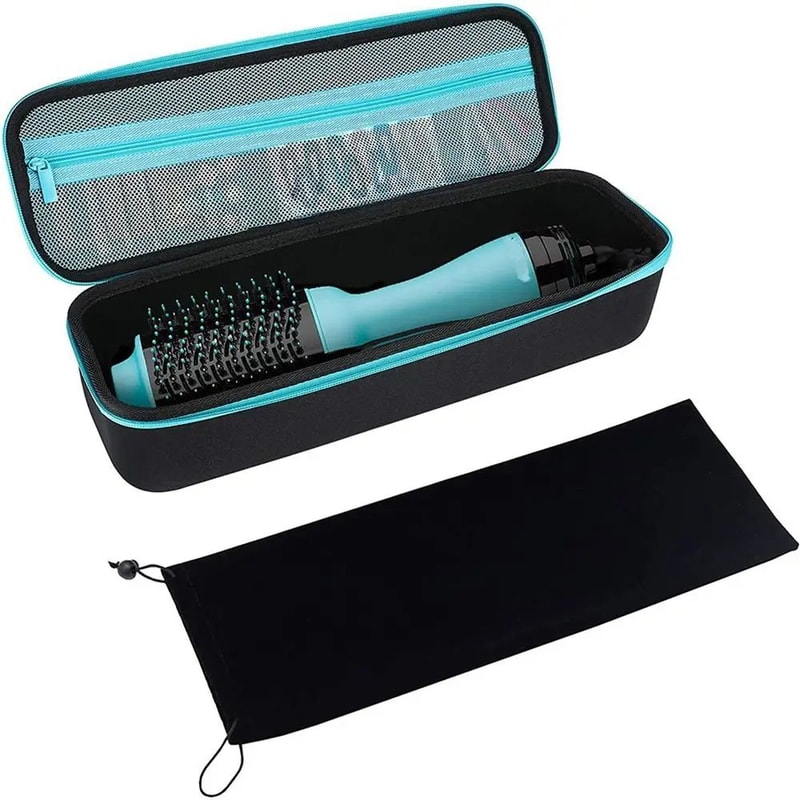 Portable Hard Case For Hair Dryer Brush Travel Organizer 6