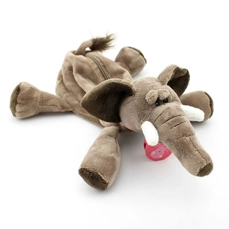 Cute Plush Animal Pencil Case Large Capacity 10