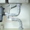 Odor Proof Curved Sink Drain Pipe Kit 7