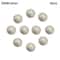 Retro Pearl Diamond Metal Sewing Buttons Set 11