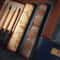 Bamboo Roll Up Calligraphy Brush Holder Case 7