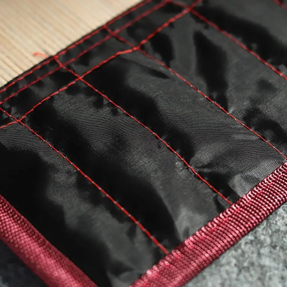 Bamboo Roll Up Calligraphy Brush Holder Case 9