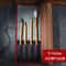Bamboo Roll Up Calligraphy Brush Holder Case 19