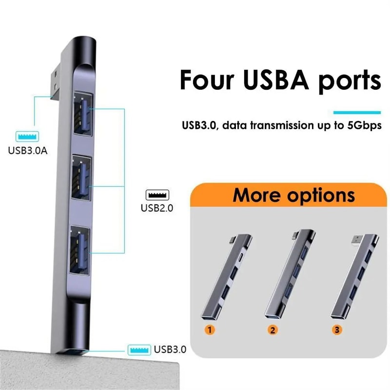 USB C Hub Docking Station With USB 30 And PD 7
