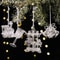 Clear Acrylic Angel Christmas Hanging Ornament 1