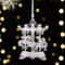 Clear Acrylic Angel Christmas Hanging Ornament 9