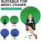 Double Sided Green Blue Screen Chair Backdrop 4