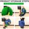 Double Sided Green Blue Screen Chair Backdrop 9