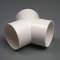 PVC 3 Way Duct Connector Ventilation Splitter 6