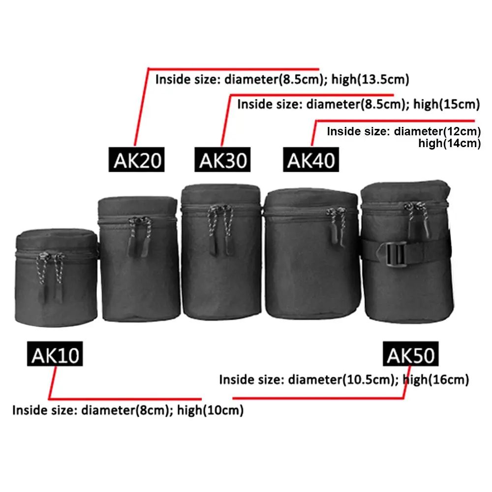Waterproof Padded Camera Lens Bag Case 1