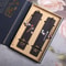 Chinese Carved Wooden Bookmark Ebony Book Clip 3