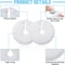 G Tube Pads Feeding Tube Covers 50pcs Set 3