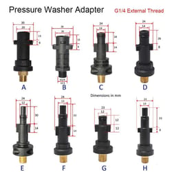 karcher g1/4 foam lance adapter quick connector
