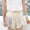 Boho Crochet High Waist Lace Up Shorts 6