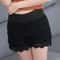 Boho Crochet High Waist Lace Up Shorts 7