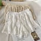 Boho Crochet High Waist Lace Up Shorts 10