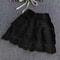 Boho Crochet High Waist Lace Up Shorts 12