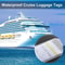 Waterproof Cruise Luggage Tag Holder With Steel Loop 6