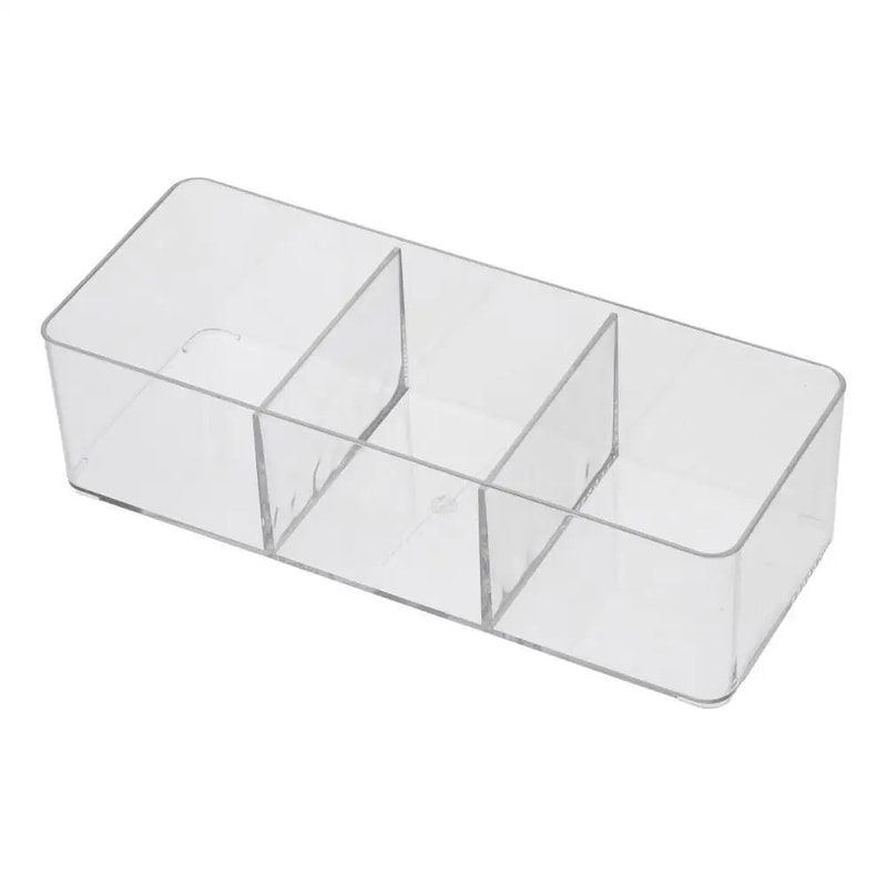 Acrylic Tea Bag Organizer Transparent Storage Box 0