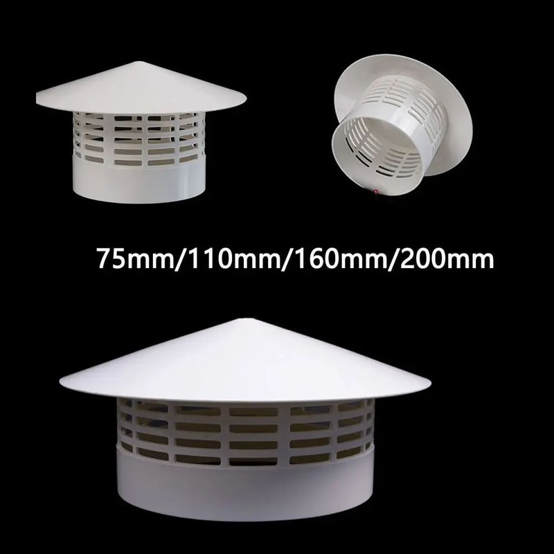 PVC Roof Vent Cap Round Air Vent Grille 1