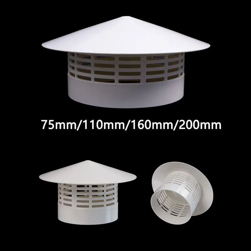 PVC Roof Vent Cap Round Air Vent Grille 3