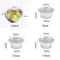 Foil Cupcake Liners Non Stick Muffin Cups Set 5