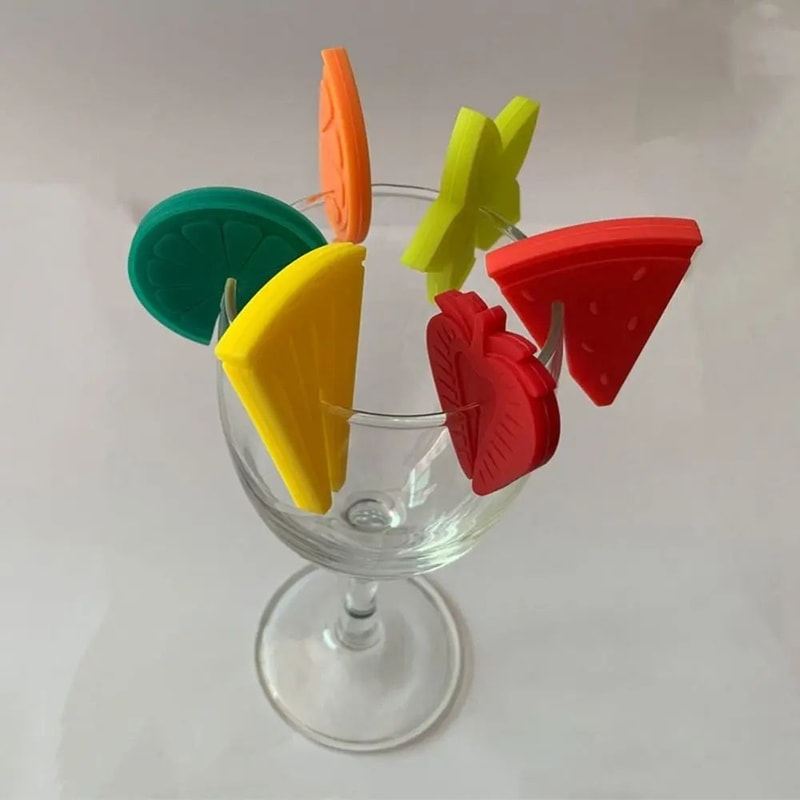 Creative Wine Glass Drink Markers Charms Set 8