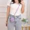 Mini PU Leather Crossbody Coin Purse Bag 0