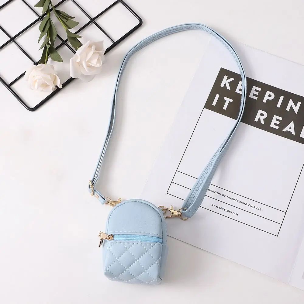 Mini PU Leather Crossbody Coin Purse Bag 8