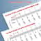 Transparent Calligraphy Stencil Ruler Writing Guide 10