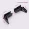 Zinc Alloy Glass Door Hinge Non Drilling Set 2