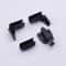 Zinc Alloy Glass Door Hinge Non Drilling Set 9