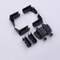 Zinc Alloy Glass Door Hinge Non Drilling Set 11