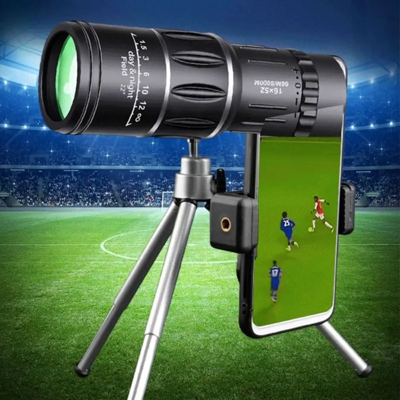 16x52 High Power Monocular Telescope Dual Focus 5