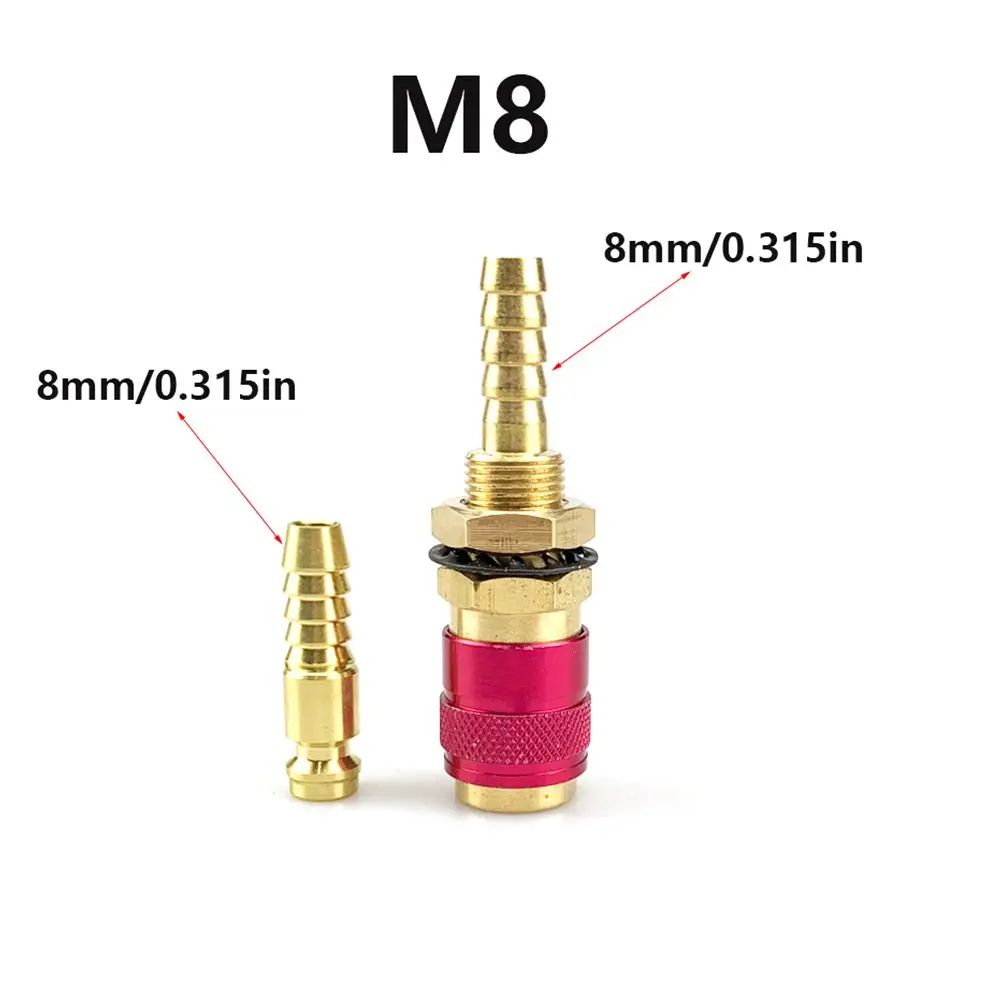 M6 M8 Welding Quick Connector Water Cooled Adapter 3