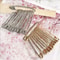 Gold Rhinestone Safety Pin Brooch Sweater Clip 2