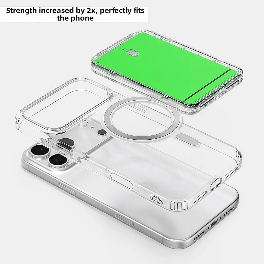 Transparent MagSafe Card Holder Wallet With Stand 7