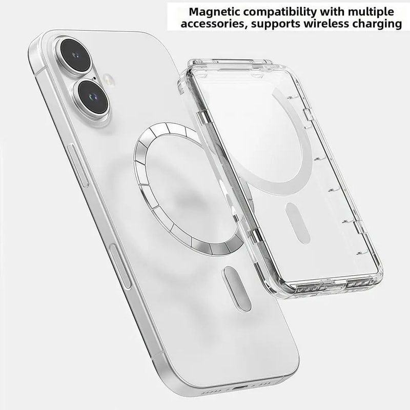 Transparent MagSafe Card Holder Wallet With Stand 12