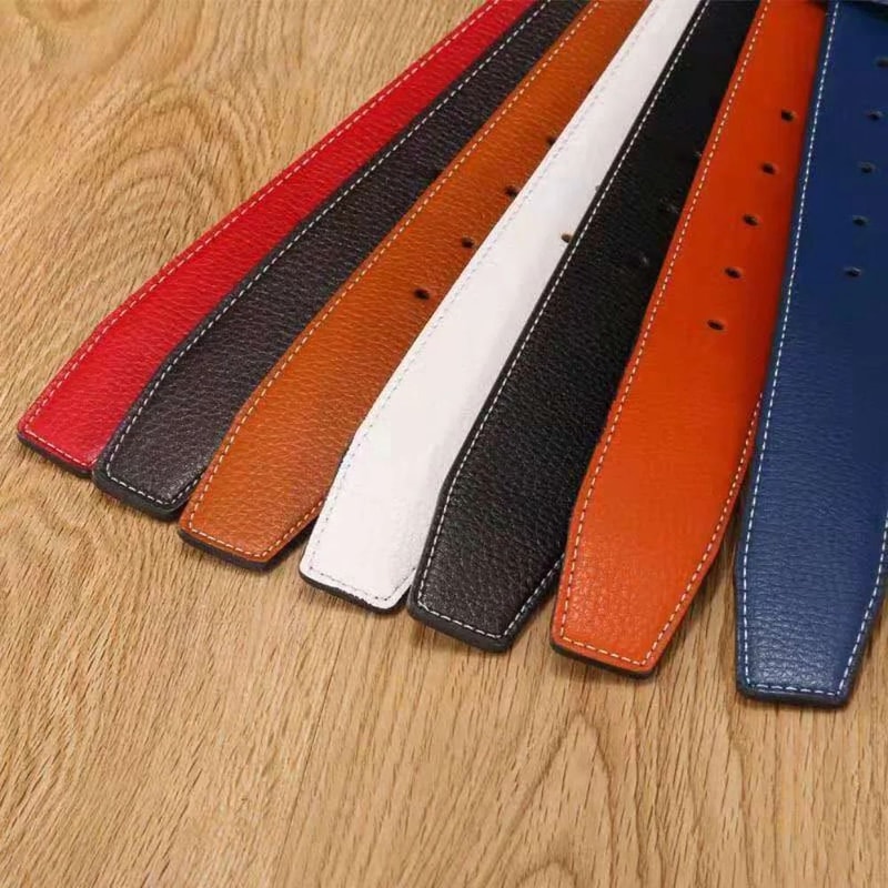 Genuine Leather Belt Strap No Buckle Replacement For Jeans 2