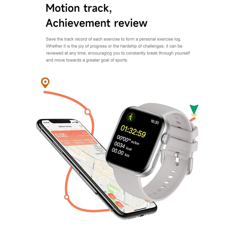 S11 Smartwatch HD AMOLED Display GPS Call Waterproof Watch 9