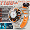 T Rex3 Pro Military Smartwatch GPS Compass 1100mAh Battery 15