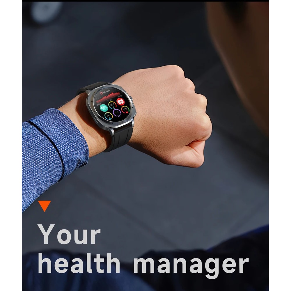 Health Monitoring Smartwatch ECG Heart Rate Blood Pressure Call 6