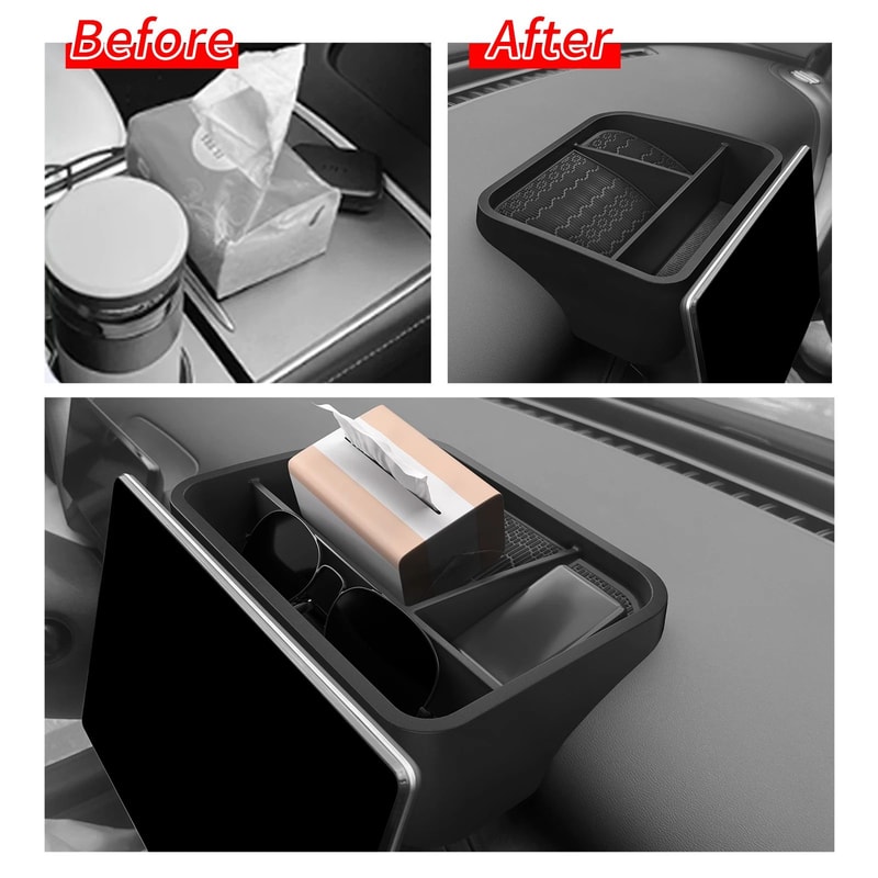 Dashboard Tray Organizer For BYD Atto 3 Yuan Plus Storage Box 2