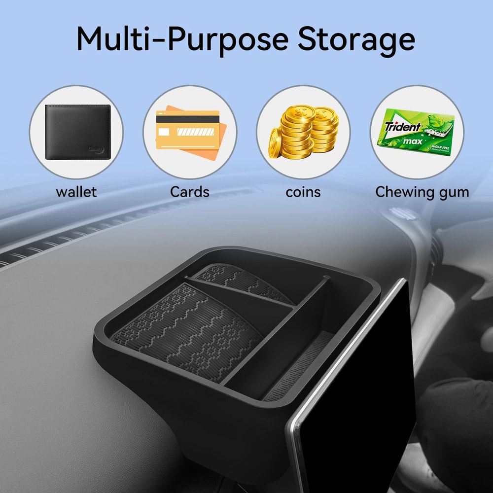 Dashboard Tray Organizer For BYD Atto 3 Yuan Plus Storage Box 8