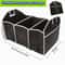 Foldable Car Trunk Organizer Waterproof Storage Bag 3 Compartments 3